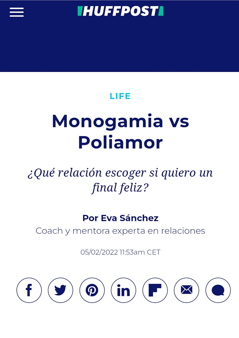 Monogamia vs Poliamor - Blog - Eva Sánchez Oficial
